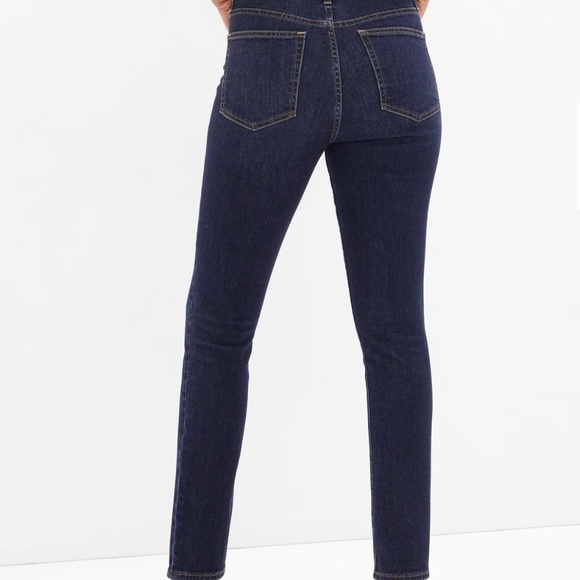 GAP True Skinny High Rise Jeans Size 27R Dark Wash NWOT - Picture 2 of 8